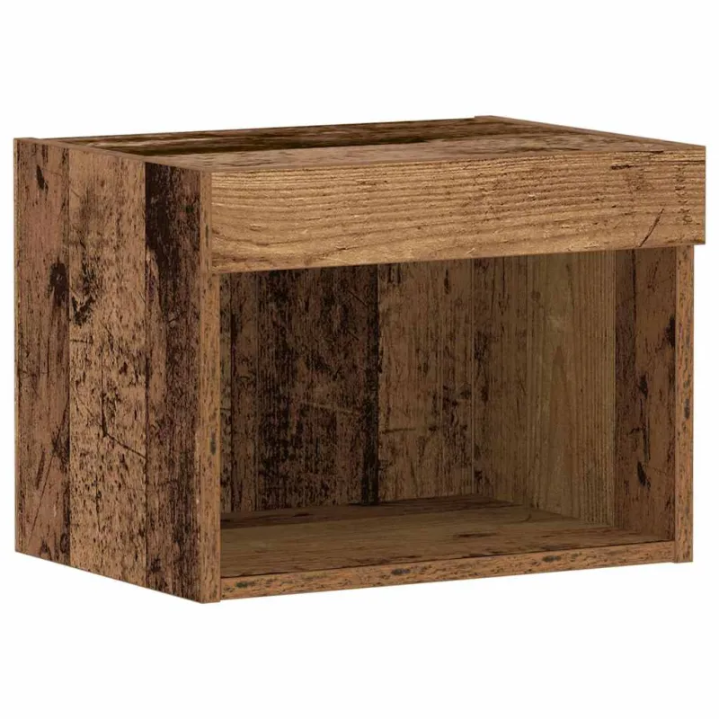 TV spintelių komplektas 2 pcs Senas medis 40 x 30 x 30 cm