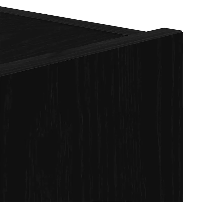 TV sieninė spintelė 2 pcs Juodas ąžuolas 100 x 35 x 31 cm