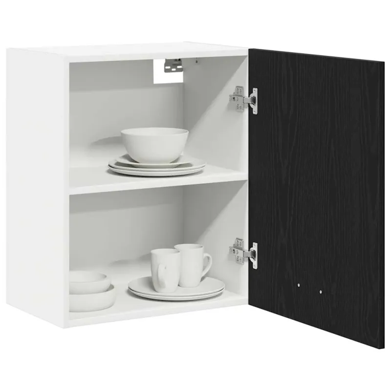 Pakabinama spintelė Lyon 2 pcs Juodas ąžuolas 50 x 31 x 60 cm