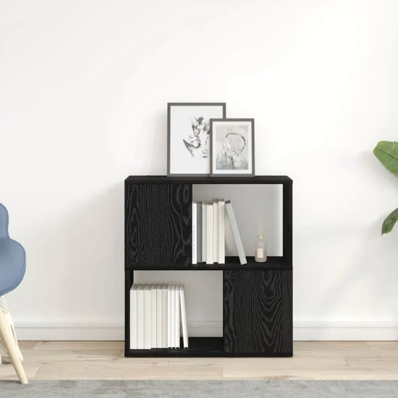 TV spintelių komplektas Juoda 60 x 24 x 63 cm Apdirbta mediena