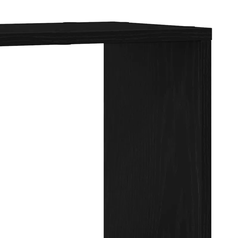 TV spintelių komplektas Juoda 60 x 24 x 63 cm Apdirbta mediena