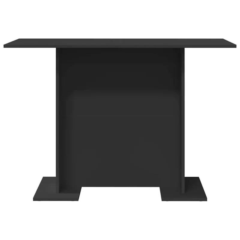 Valgomojo stalas Juoda 110 x 60 x 75 cm Apdirbta mediena