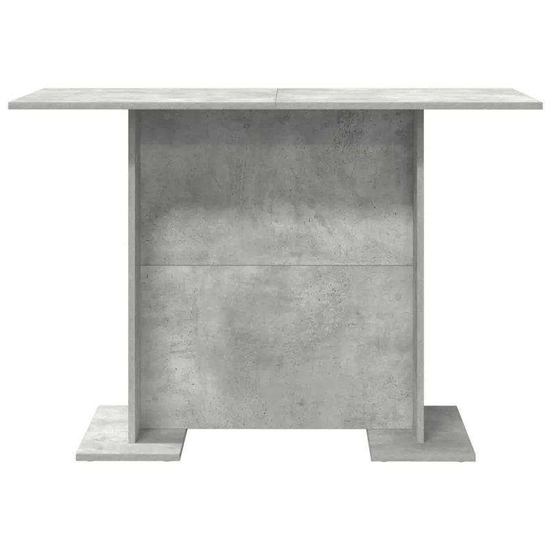 Valgomojo stalas Betono pilka 110 x 60 x 75 cm Apdirbta mediena