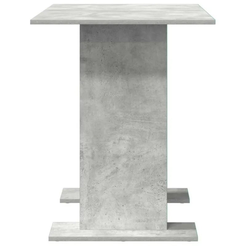 Valgomojo stalas Betono pilka 110 x 60 x 75 cm Apdirbta mediena