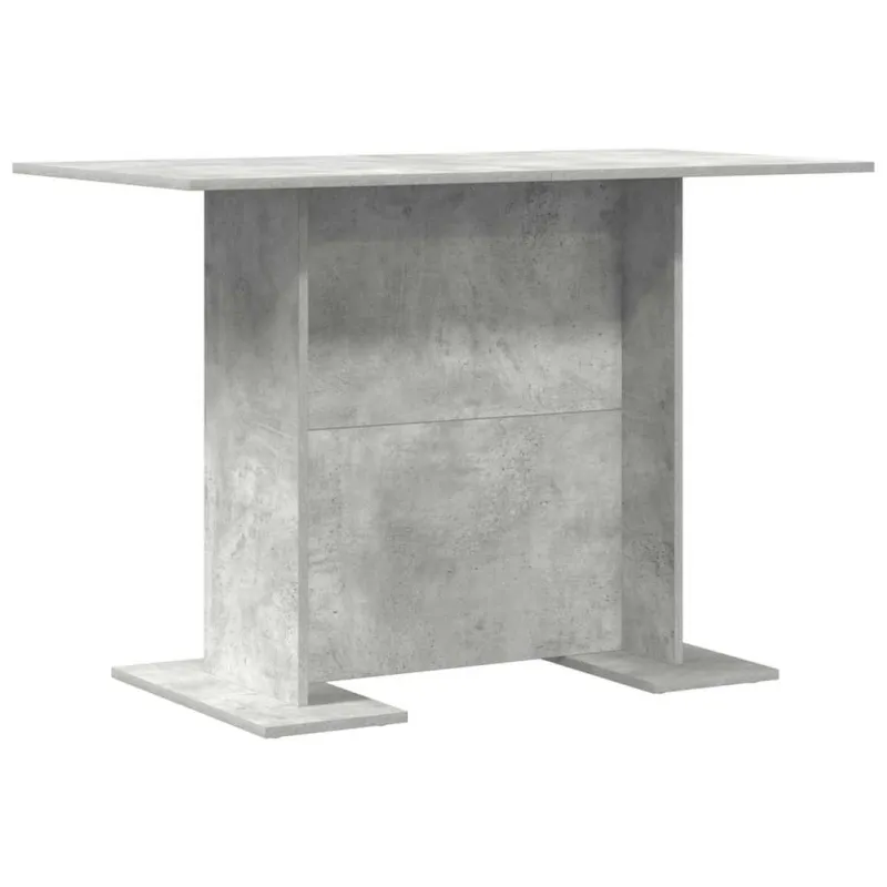 Valgomojo stalas Betono pilka 110 x 60 x 75 cm Apdirbta mediena