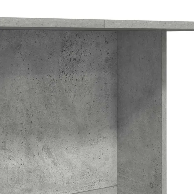 Valgomojo stalas Betono pilka 110 x 60 x 75 cm Apdirbta mediena