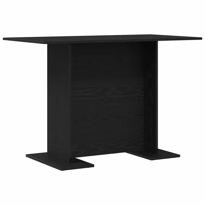 Valgomojo stalas juoda ąžuolo 110 x 60 x 75 cm Apdirbta mediena