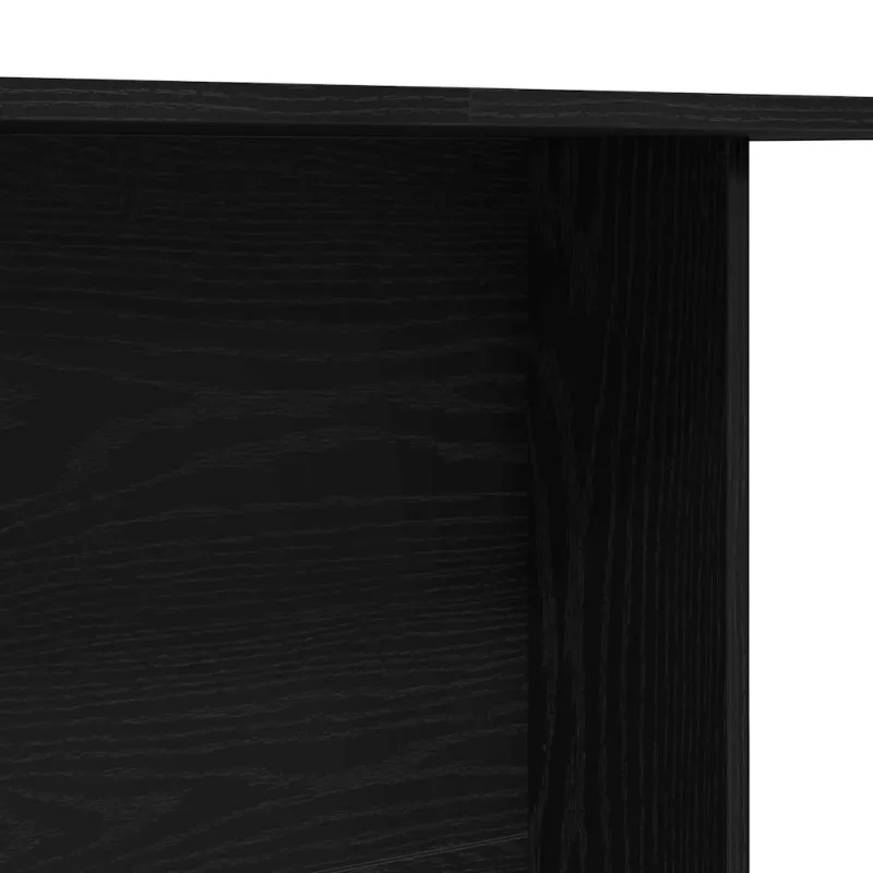 Valgomojo stalas juoda ąžuolo 110 x 60 x 75 cm Apdirbta mediena