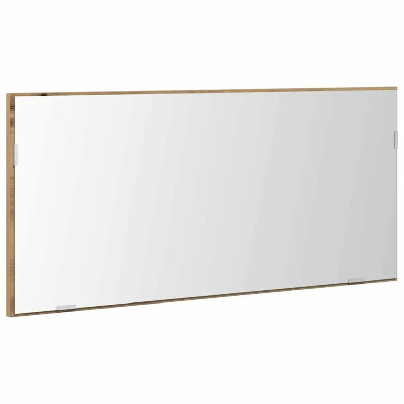 Veidrodis su LED juostelių žibintais artisano ąžuolo 80 x 37 cm
