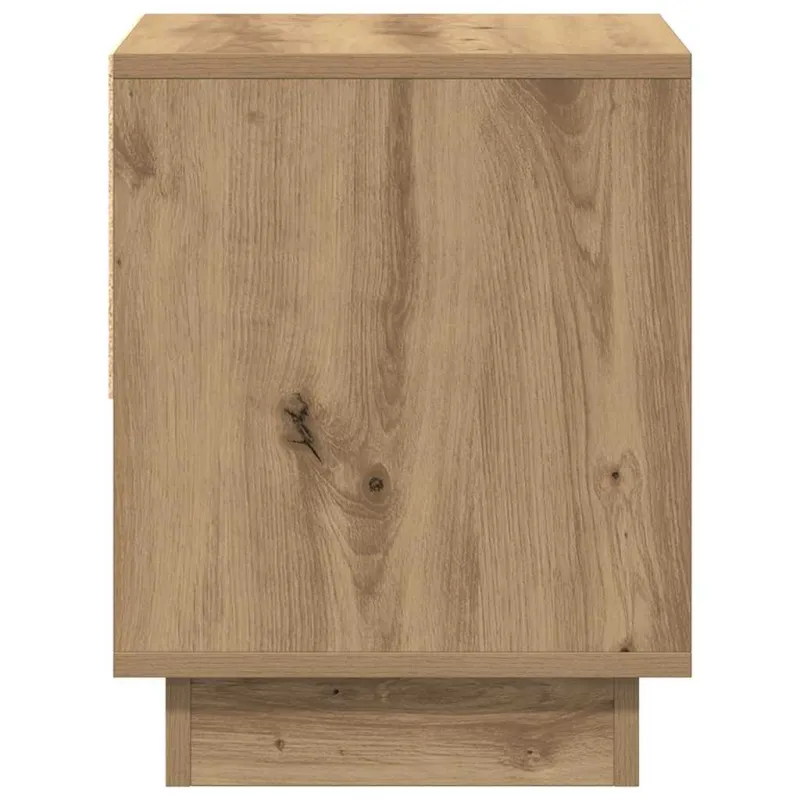 Naktinis staliukas 2 pcs Amatininkų ąžuolas 45 x 34 x 44 cm