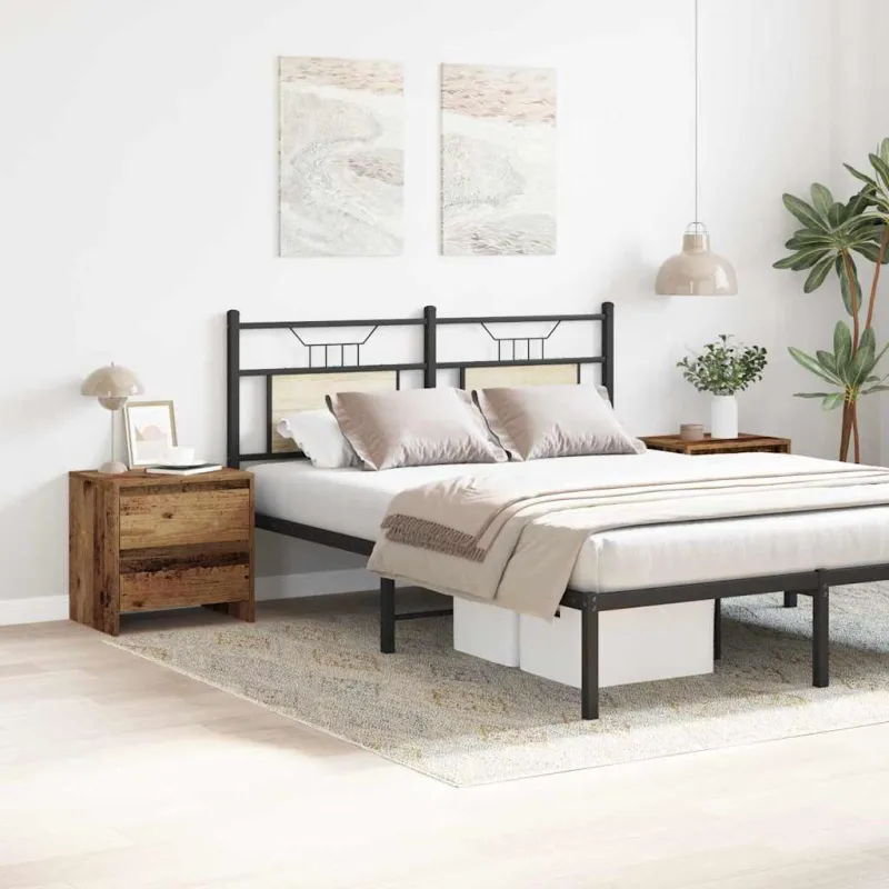 Šalia lovos spintelė 2 pcs Senas medis 45 x 34 x 44,5 cm
