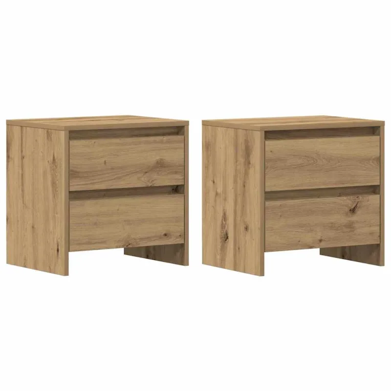 Šalia lovos spintelė 2 pcs Amatininkų ąžuolas 45 x 34 x 44,5 cm