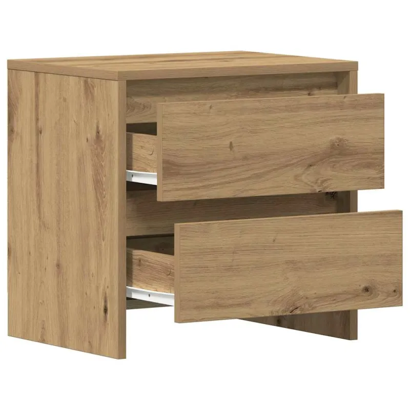 Šalia lovos spintelė 2 pcs Amatininkų ąžuolas 45 x 34 x 44,5 cm