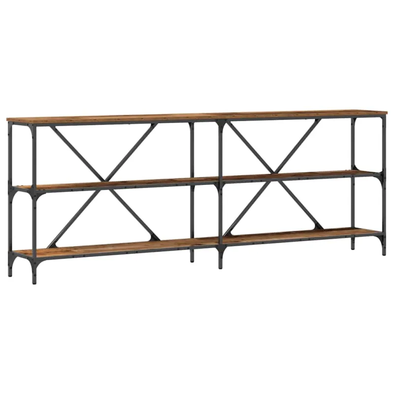 Konsolinis stalas Senas medis 200 x 30 x 75 cm Apdirbta mediena