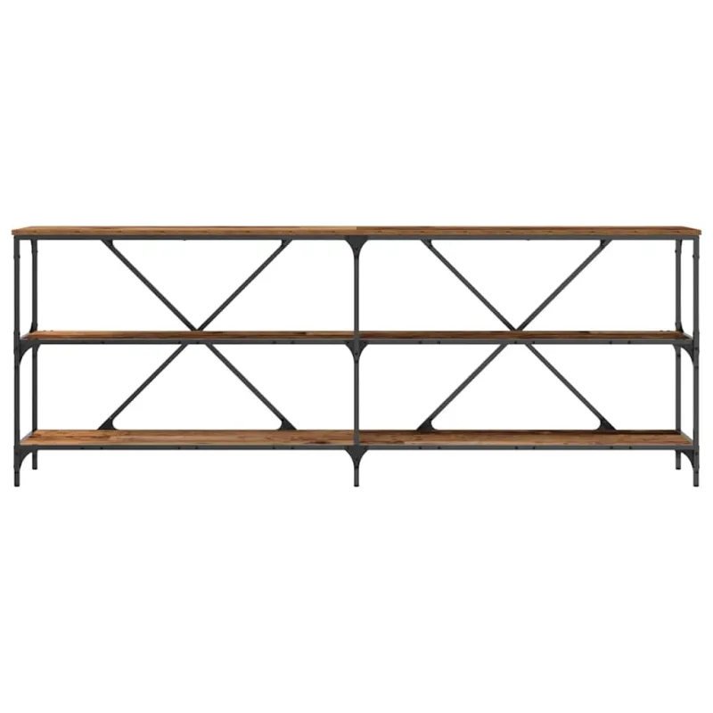 Konsolinis stalas Senas medis 200 x 30 x 75 cm Apdirbta mediena