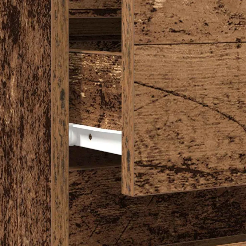 Šalia lovos spintelė 2 pcs Sena mediena 40 x 35 x 50 cm