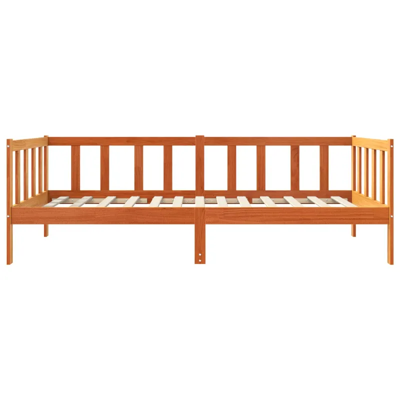 Lovos rėmas Vaško ruda 90 x 190 cm Kietos pušies mediena