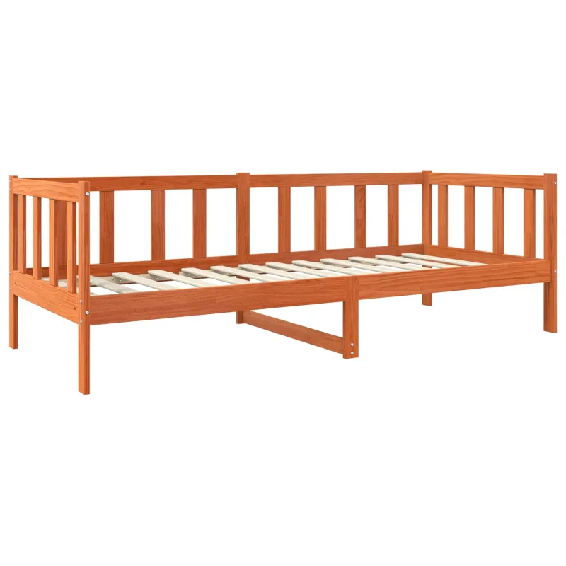 Lovos rėmas Vaško ruda 80 x 200 cm Kietos pušies mediena