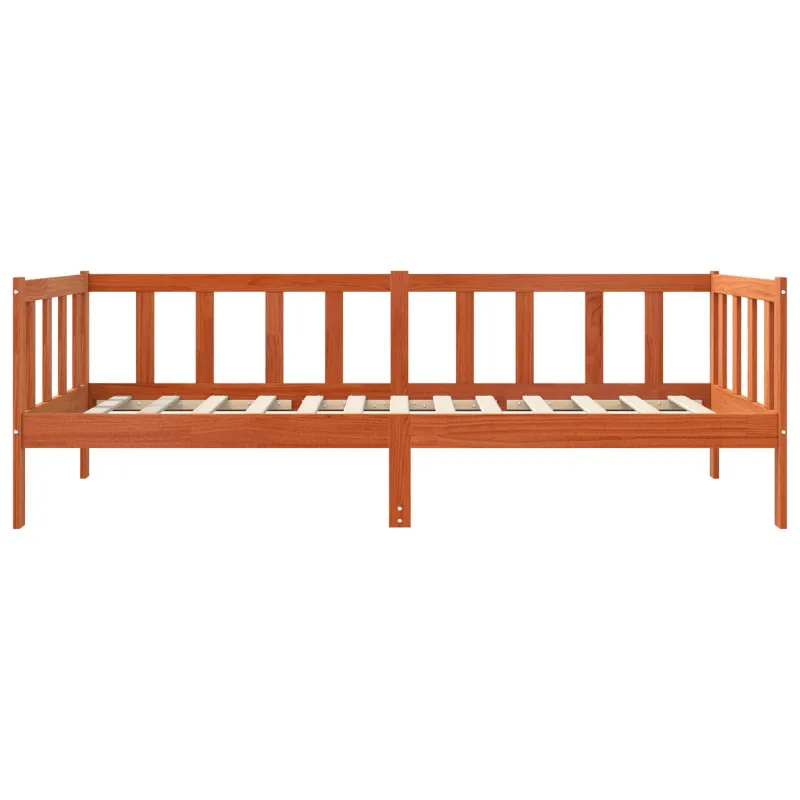 Lovos rėmas Vaško ruda 90 x 190 cm Kietos pušies mediena