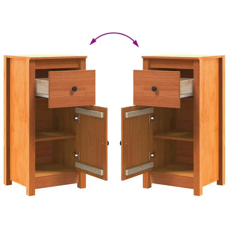 Kabalas 2 pcs Vaško ruda 39 x 34,5 x 80 cm