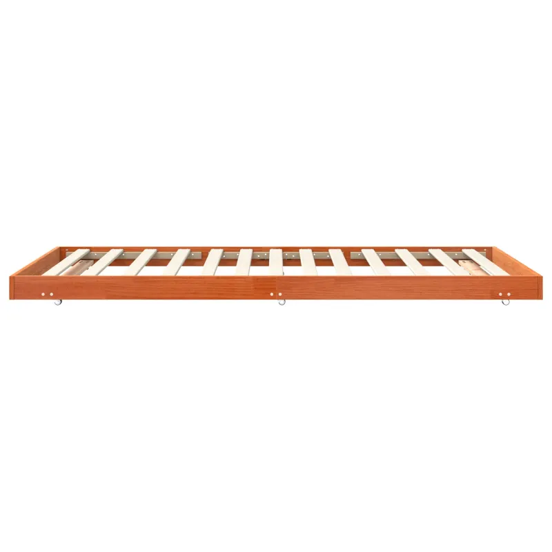 Lovos rėmas Vaško ruda 80 x 200 cm Kietos pušies mediena