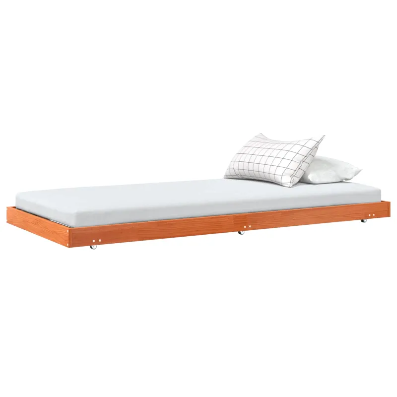 Lovos rėmas Vaško ruda 70 x 190 cm Kietos pušies mediena