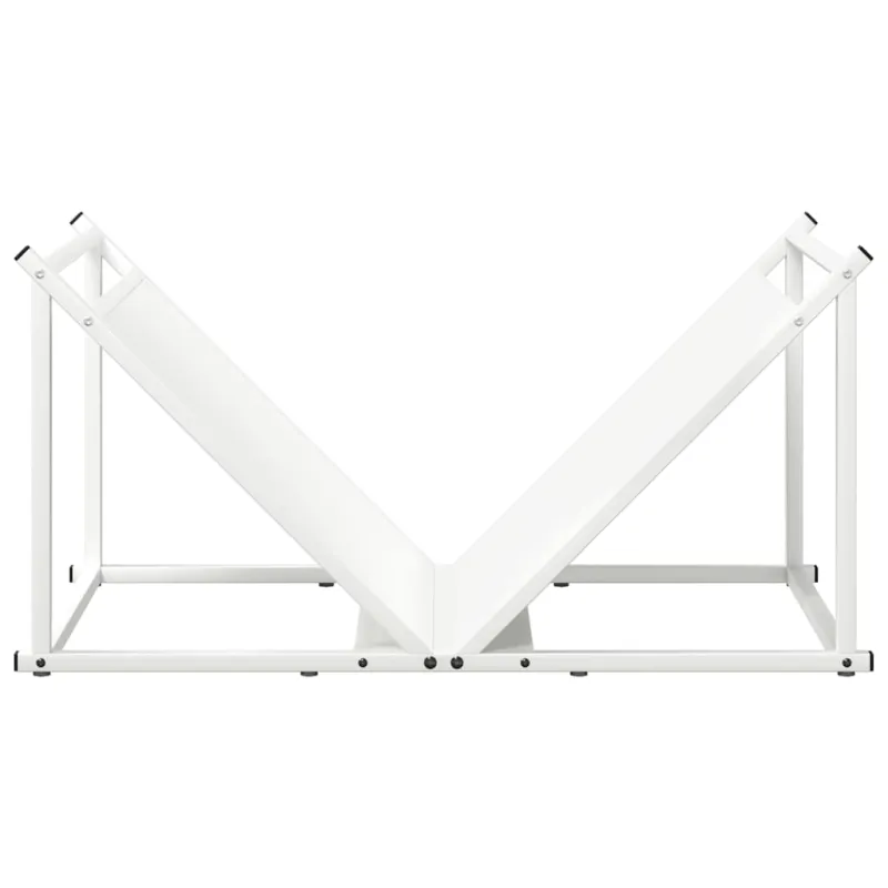 Stovas malkoms, balta, 70x43x34,5 cm, šaltai valcuotas plienas