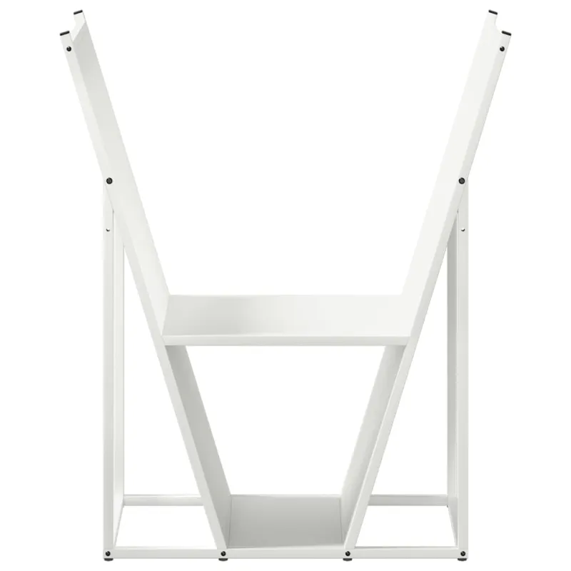 Stovas malkoms, balta, 69,5x35x81 cm, šaltai valcuotas plienas