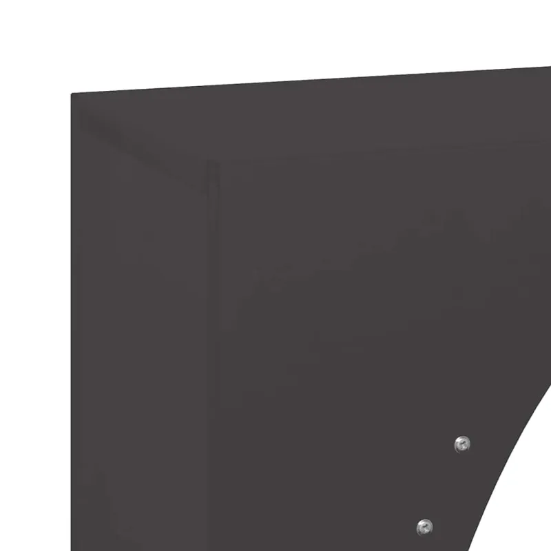Stovas malkoms, juodos, 50x23x100 cm, šaltai valcuotas plienas