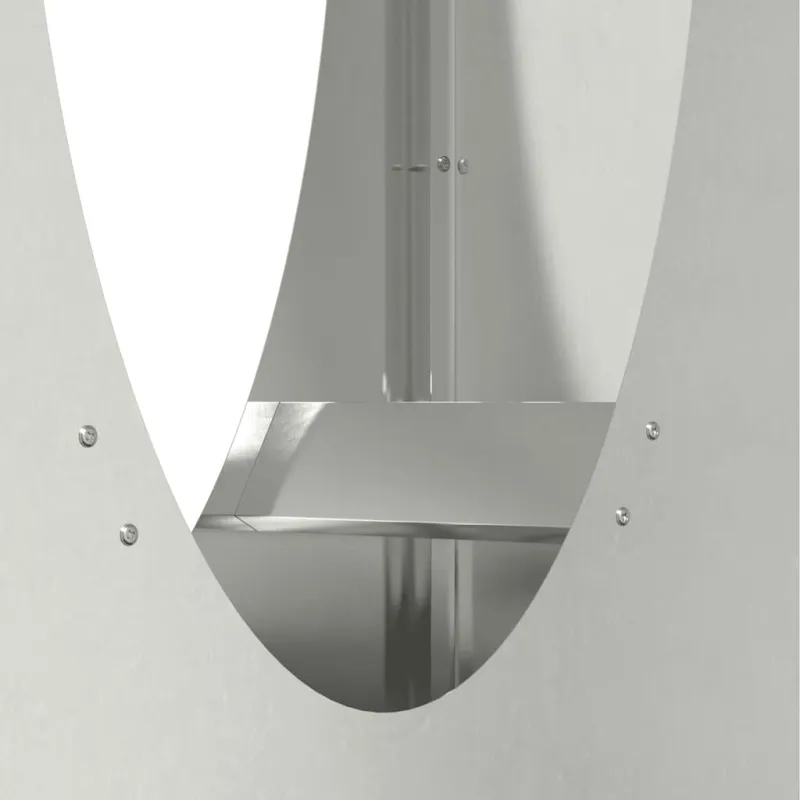 Stovas malkoms, 50x23x100 cm, nerūdijantis plienas