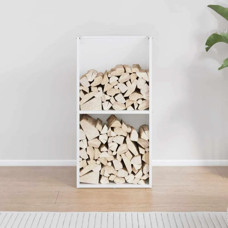 Stovas malkoms, balta, 40x30x80 cm, šaltai valcuotas plienas