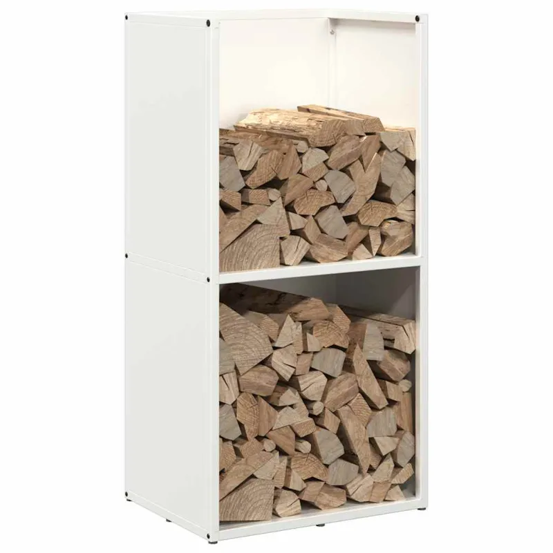 Stovas malkoms, balta, 40x30x80 cm, šaltai valcuotas plienas