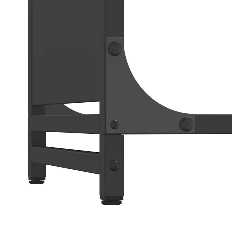 Stovas malkoms, juodos, 60x28x65 cm, šaltai valcuotas plienas