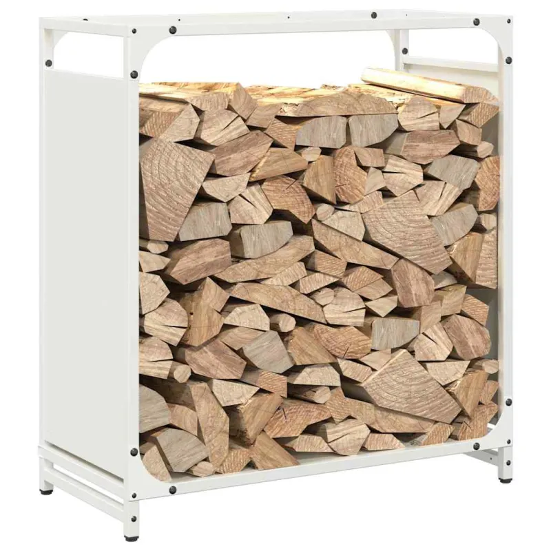 Stovas malkoms, balta, 60x28x65 cm, šaltai valcuotas plienas