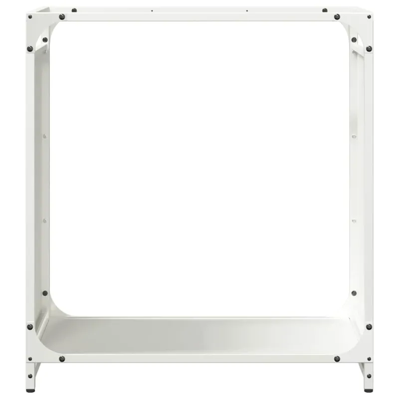 Stovas malkoms, balta, 60x28x65 cm, šaltai valcuotas plienas