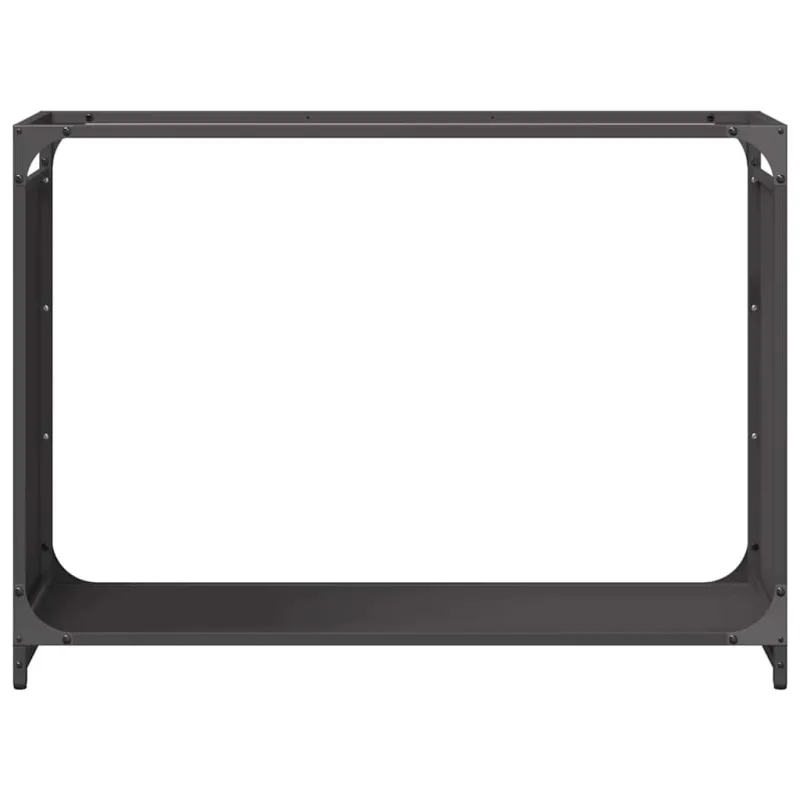 Stovas malkoms, juodos, 90x28x65 cm, šaltai valcuotas plienas