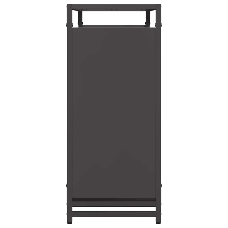 Stovas malkoms, juodos, 90x28x65 cm, šaltai valcuotas plienas
