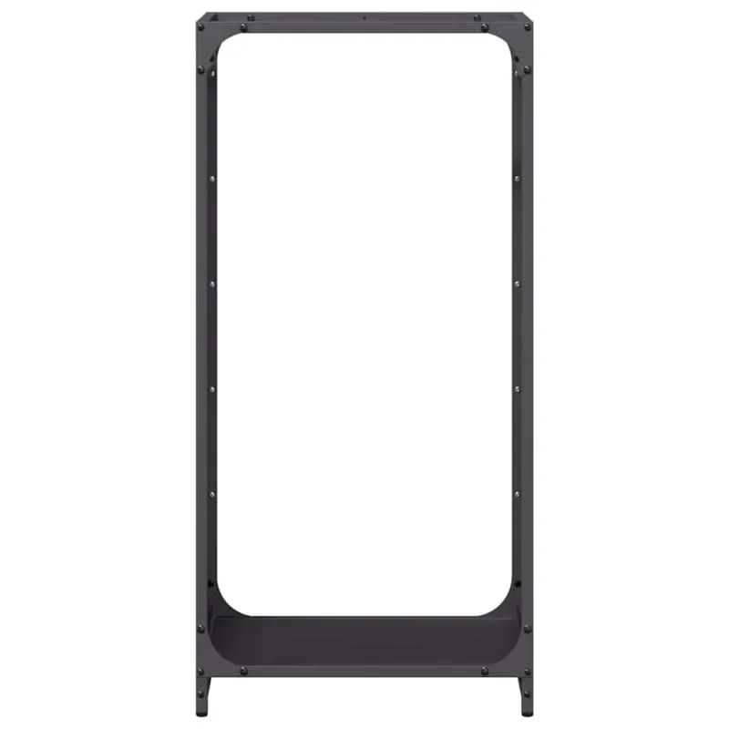 Stovas malkoms, juodos, 44x28x90 cm, šaltai valcuotas plienas