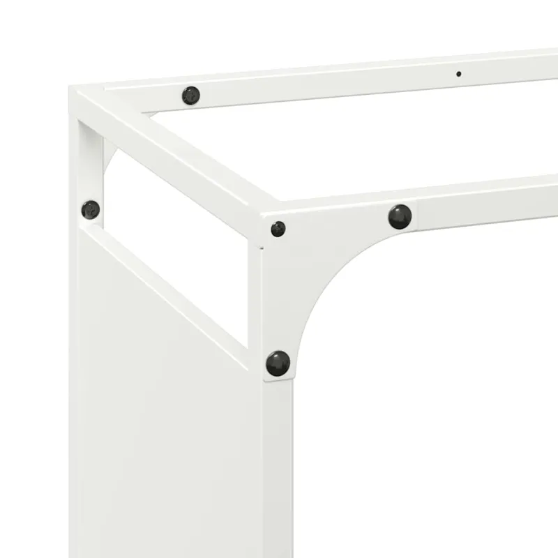 Stovas malkoms, balta, 44x28x90 cm, šaltai valcuotas plienas