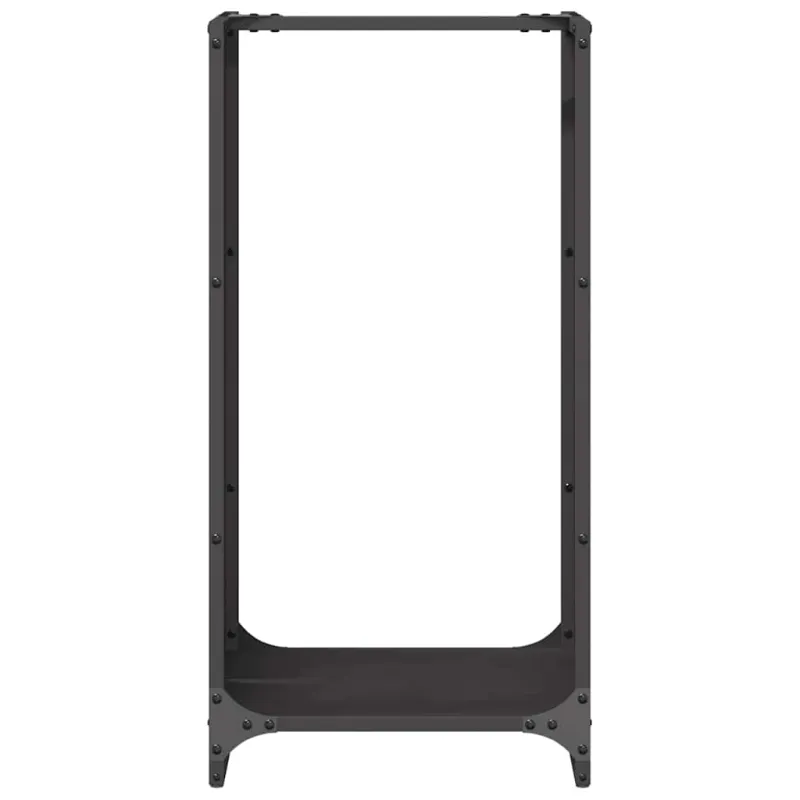 Stovas malkoms, juodos, 40x30x80 cm, šaltai valcuotas plienas