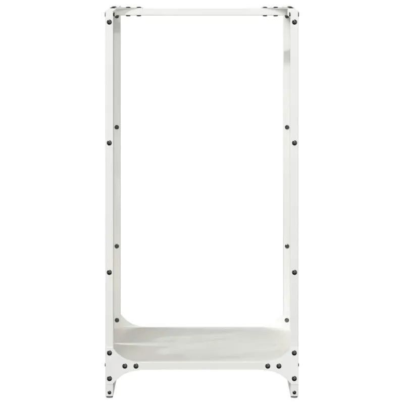 Stovas malkoms, balta, 40x30x80 cm, šaltai valcuotas plienas