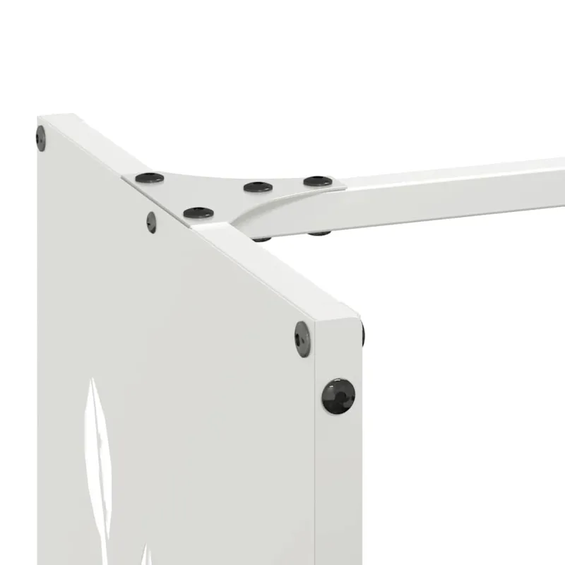 Stovas malkoms, balta, 40x30x80 cm, šaltai valcuotas plienas