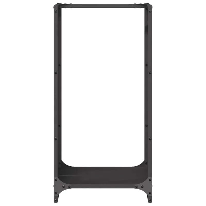 Stovas malkoms, juodos, 40x30x80 cm, šaltai valcuotas plienas