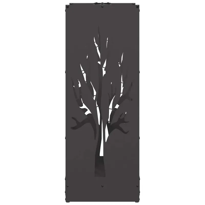 Stovas malkoms, juodos, 40x30x80 cm, šaltai valcuotas plienas