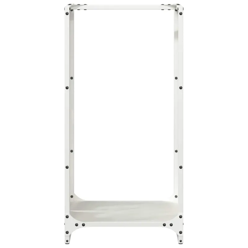 Stovas malkoms, balta, 40x30x80 cm, šaltai valcuotas plienas