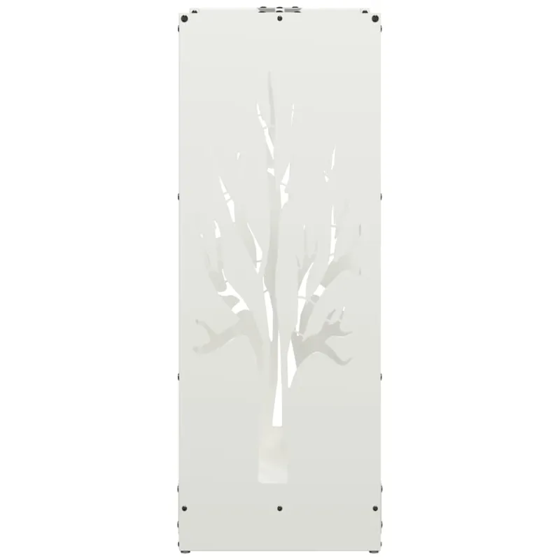 Stovas malkoms, balta, 40x30x80 cm, šaltai valcuotas plienas