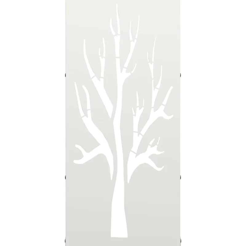 Stovas malkoms, balta, 40x30x80 cm, šaltai valcuotas plienas