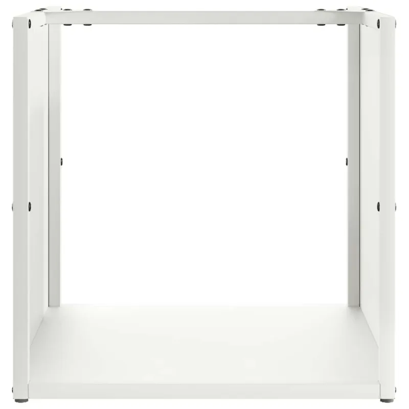 Stovas malkoms, balta, 40x40x40 cm, šaltai valcuotas plienas