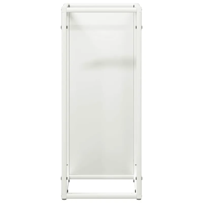 Malkų stovas Baltas 25x25x60 cm Šaltai valcuotas plienas