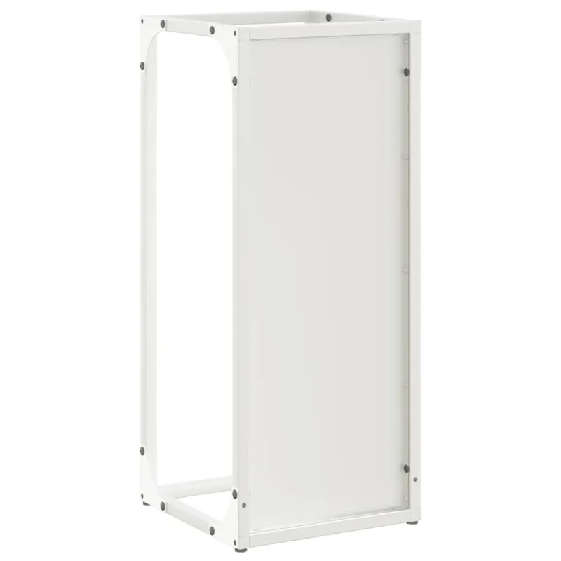 Malkų stovas Baltas 25x25x60 cm Šaltai valcuotas plienas